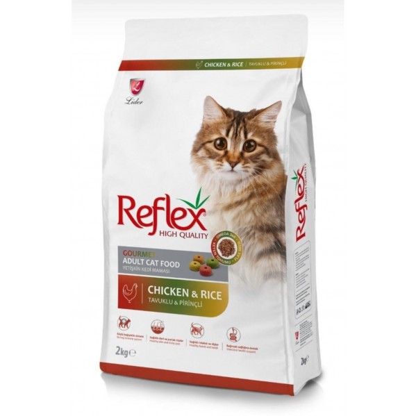 REFLEX MULTİCOLOR TAVUKLU YET. KEDİ MAMASI 2 KG